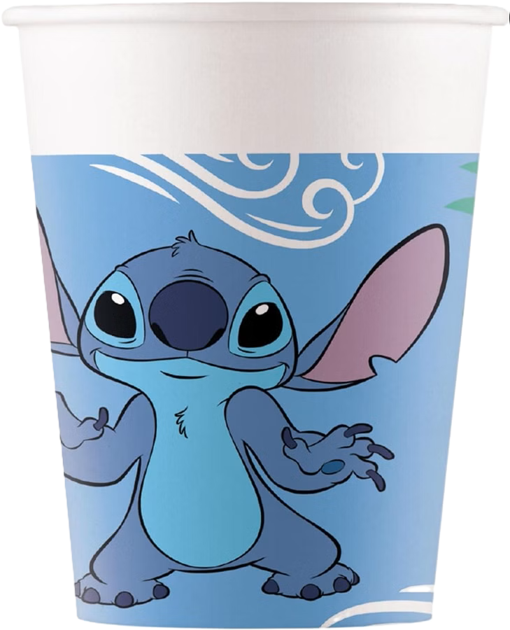 Stitch - 52-teiliges Party Geschirrset mit großen Tellern