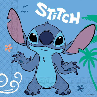 Stitch - 52-teiliges Party Geschirrset mit großen Tellern