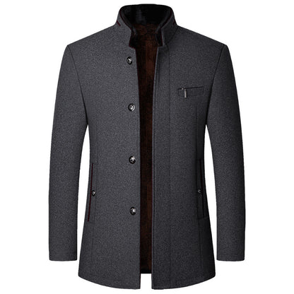 Herren‑Freizeitjacke mit Stehkragen